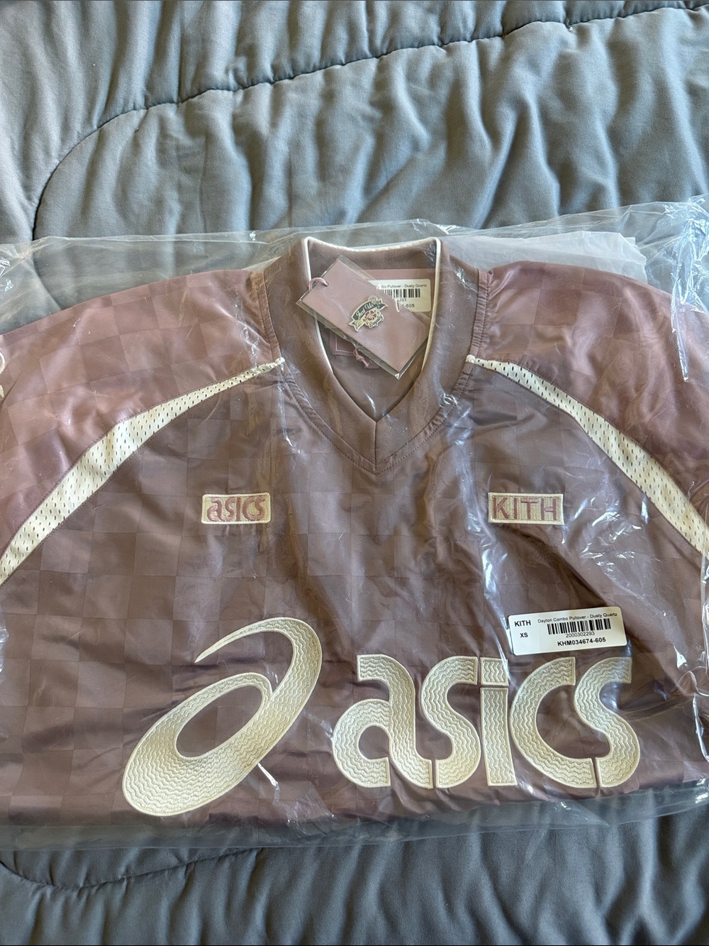 Sold Out KITH x Asics Mauve Logo Pullover